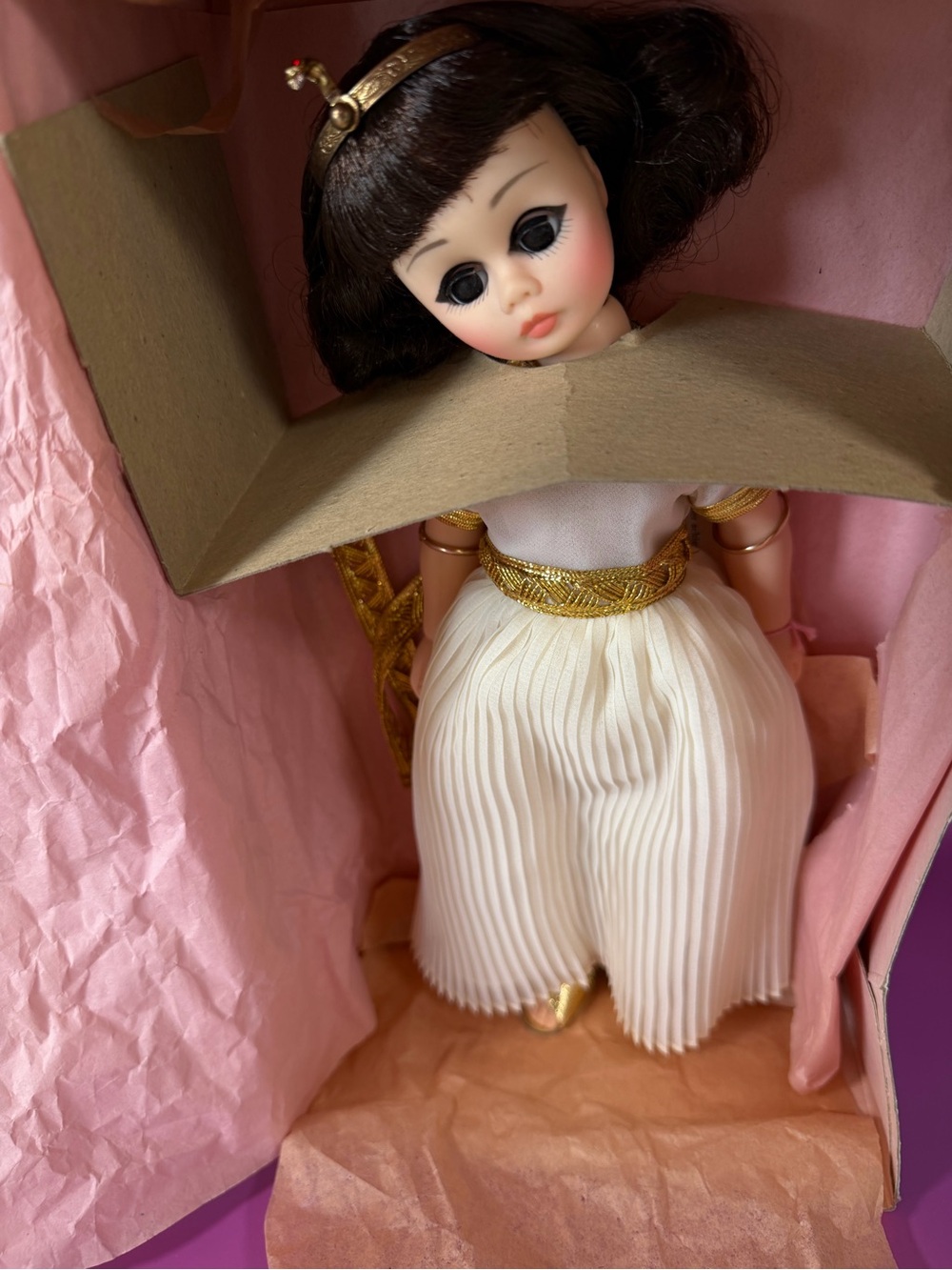Madame Alexander Cleopatra Doll #1315 12 Tall In Original Box with Tag Vintage - Picture 2 of 12